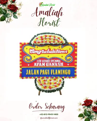 Bunga Papan Congratulation di Gunungsari Ilir